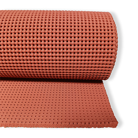 SILICONE RAU SIK SP.=10mm. 1800 X 900mm. ROSSO
