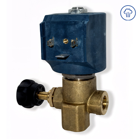 ELETTROVALVOLA CEME 9934  Ø=2,8mm. 1/4 REG. EPDM V.24