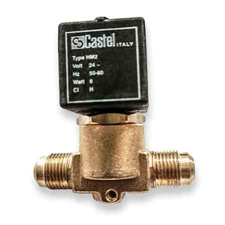 ELETTROVALVOLA CASTEL FREON 1/2MM SENZA BOBINA