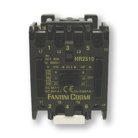 BOBINA TELERUTTORE HR 2510 35 AMPERE 24V.