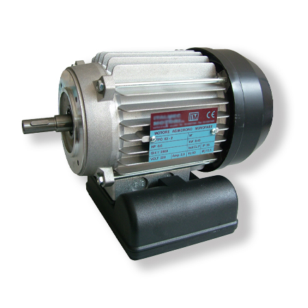 MOTORE PER VENTOLA 230V./50HZ. KW 0,45 ALBERO 12mm 0,60HP - 2900 GIRI