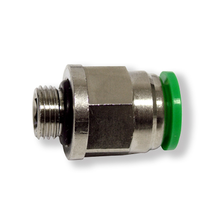 RACCORDO RAPIDO DIRITTO M 1/4 Ø=10mm.