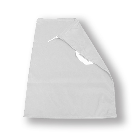 SACCO POLIESTERE CM. 70X100 SEMPLICE CON 1 MANIGLIA BIANCO