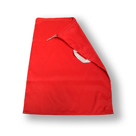 SACCO POLIESTERE CM. 70X100 SEMPLICE CON 1 MANIGLIA ROSSO