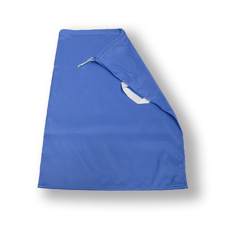 SACCO POLIESTERE CM. 70X100 SEMPLICE CON 1 MANIGLIA BLU