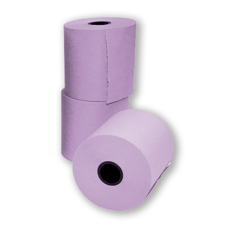 ROTOLO REGISTRATORE DI CASSA HIDROFIX 37mm. VIOLA